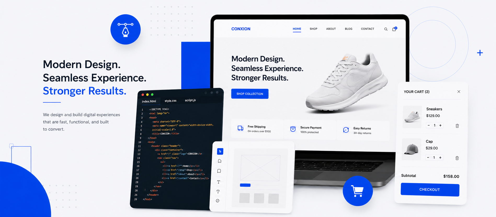 Ecommerce store development in Asheboro, NC — Shopify, WooCommerce and custom storefronts